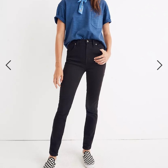 Madewell Denim - Madewell 10" High-Rise Skinny Jeans in Johnny Wash: Comfort Stretch Edition
